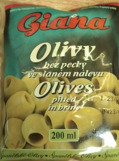 Fotografie - Olivy bez pecky ve slaném nálevu Giana