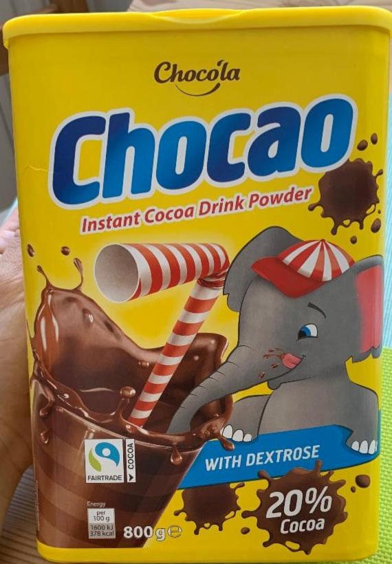 Fotografie - Chocao with Dextrose 20% cocoa Chocola