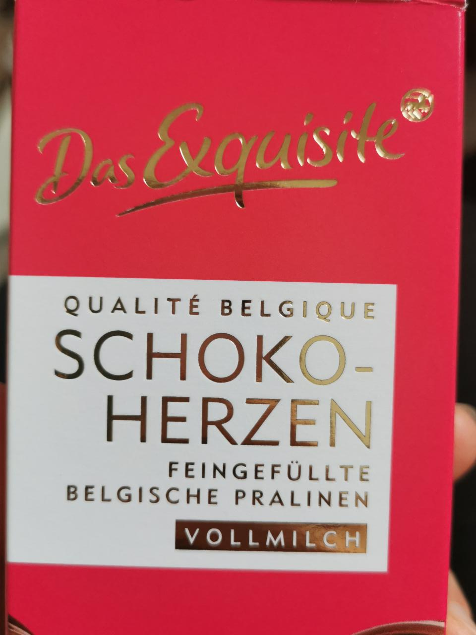 Fotografie - Schokoherzen (Praline mit belgischer Schokolade und Haselnussfüllung) Das Exquisite