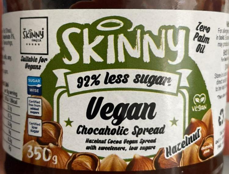 Fotografie - Skinny Vegan Chocaholic Spread Hazelnut The Skinny Food Co