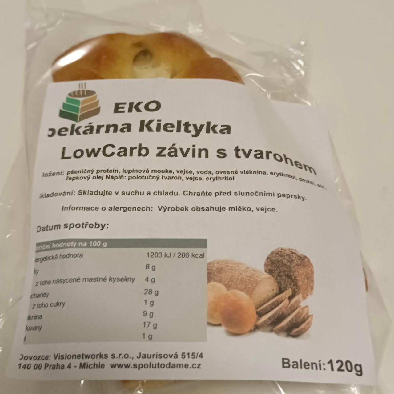 Fotografie - Lowcarb závin s tvarohem EKO pekárna Kieltyka
