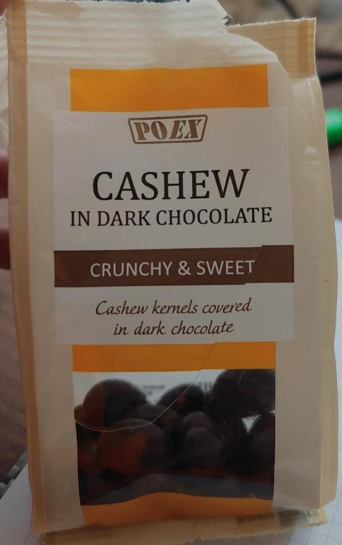 Fotografie - Cashew in dark chocolate Poex