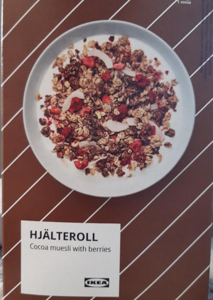 Fotografie - Hjälteroll Cocoa muesli with berries Ikea Food