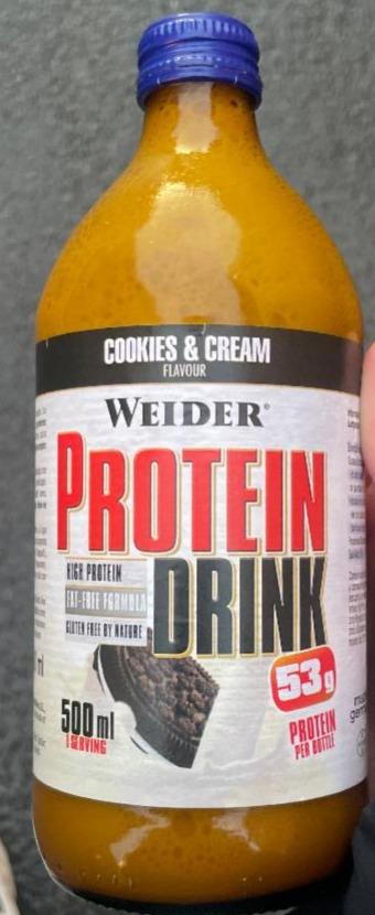 Fotografie - Protein Drink Cookie & Cream Weider