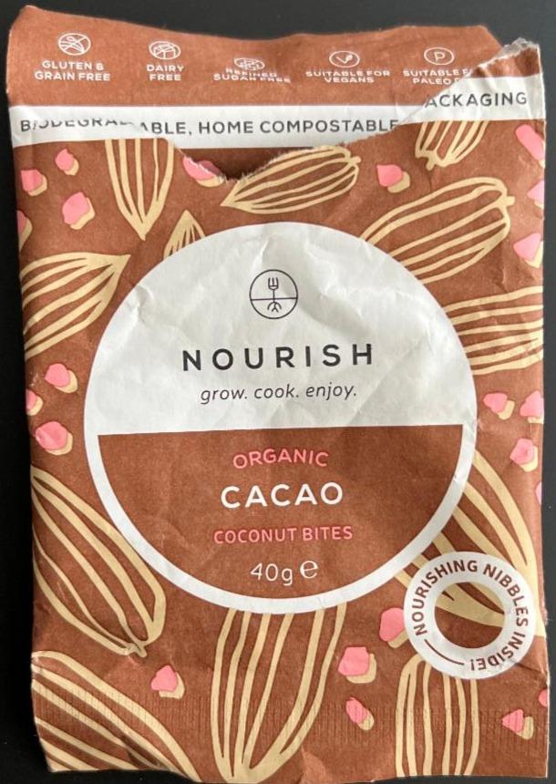 Fotografie - Organic Cacao Coconut Bites Nourish