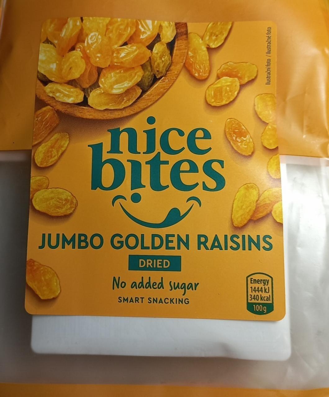 Fotografie - Jumbo Golden Raisins dried Nice Bites