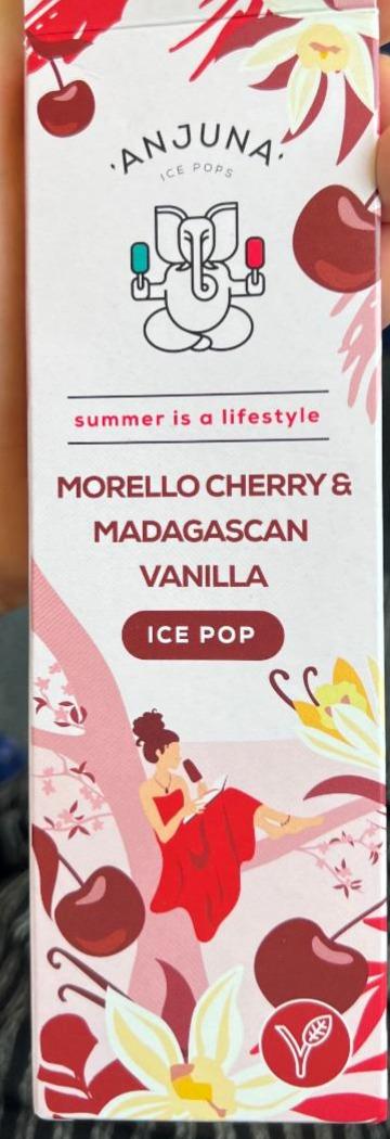 Fotografie - Morello Cherry & Madagascan Vanilla Ice Pop Anjuna
