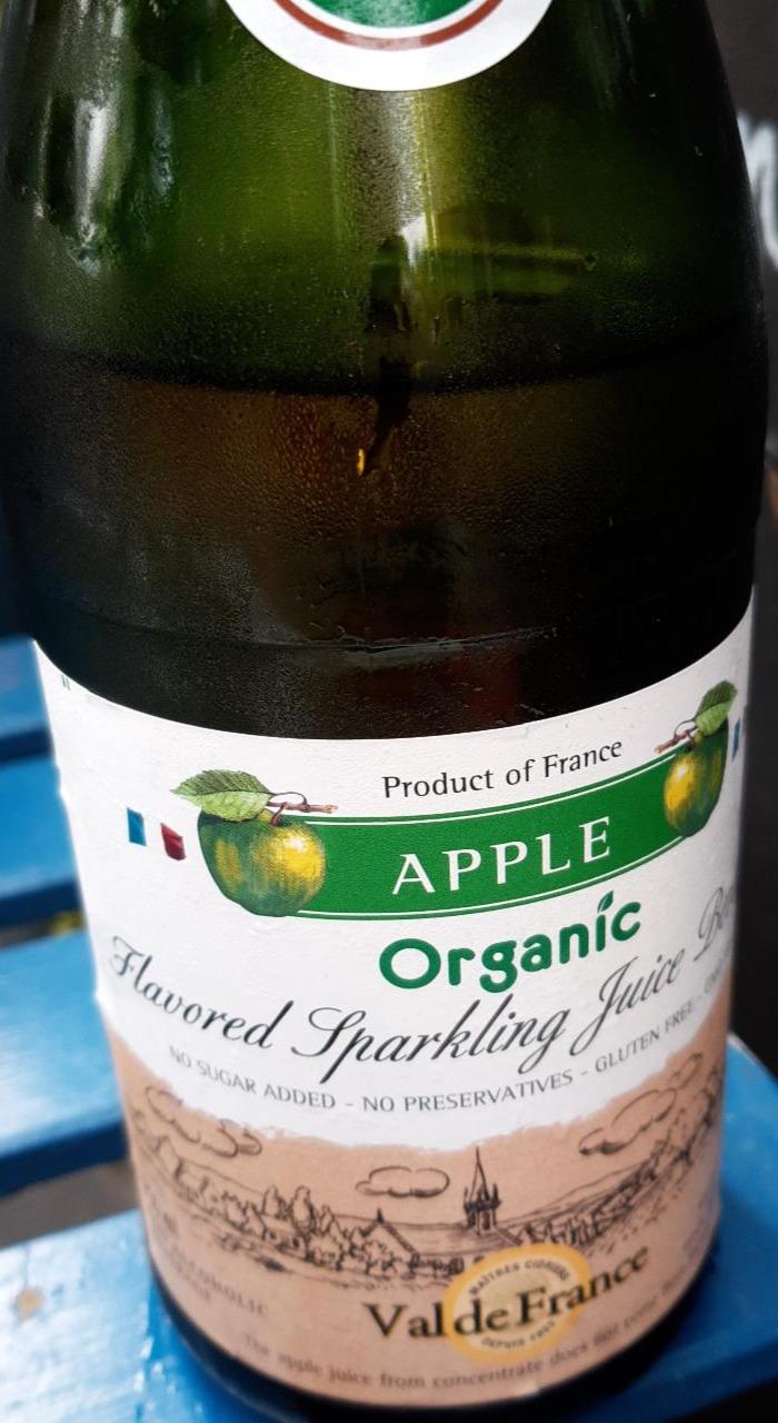Fotografie - Organic flavored sparkling juice beverage Apple Val de France
