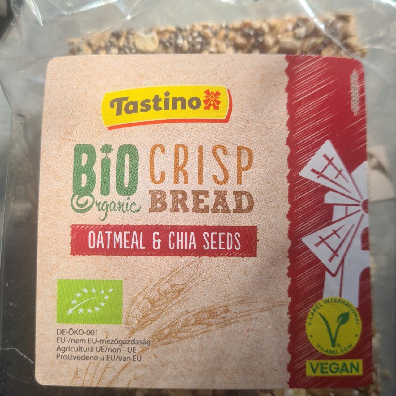 Fotografie - Bio chrisp bread oatmeal & chia seeds Tastino