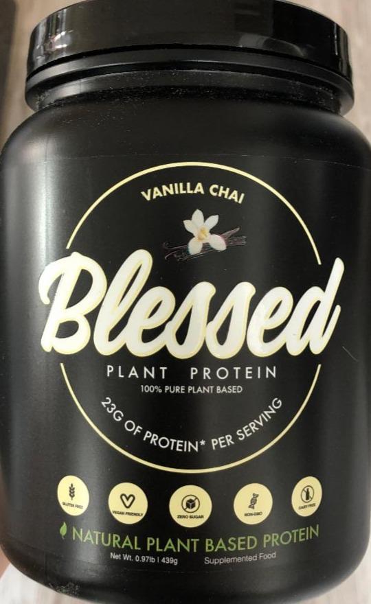 Fotografie - Blessed plant protein vanilla chai