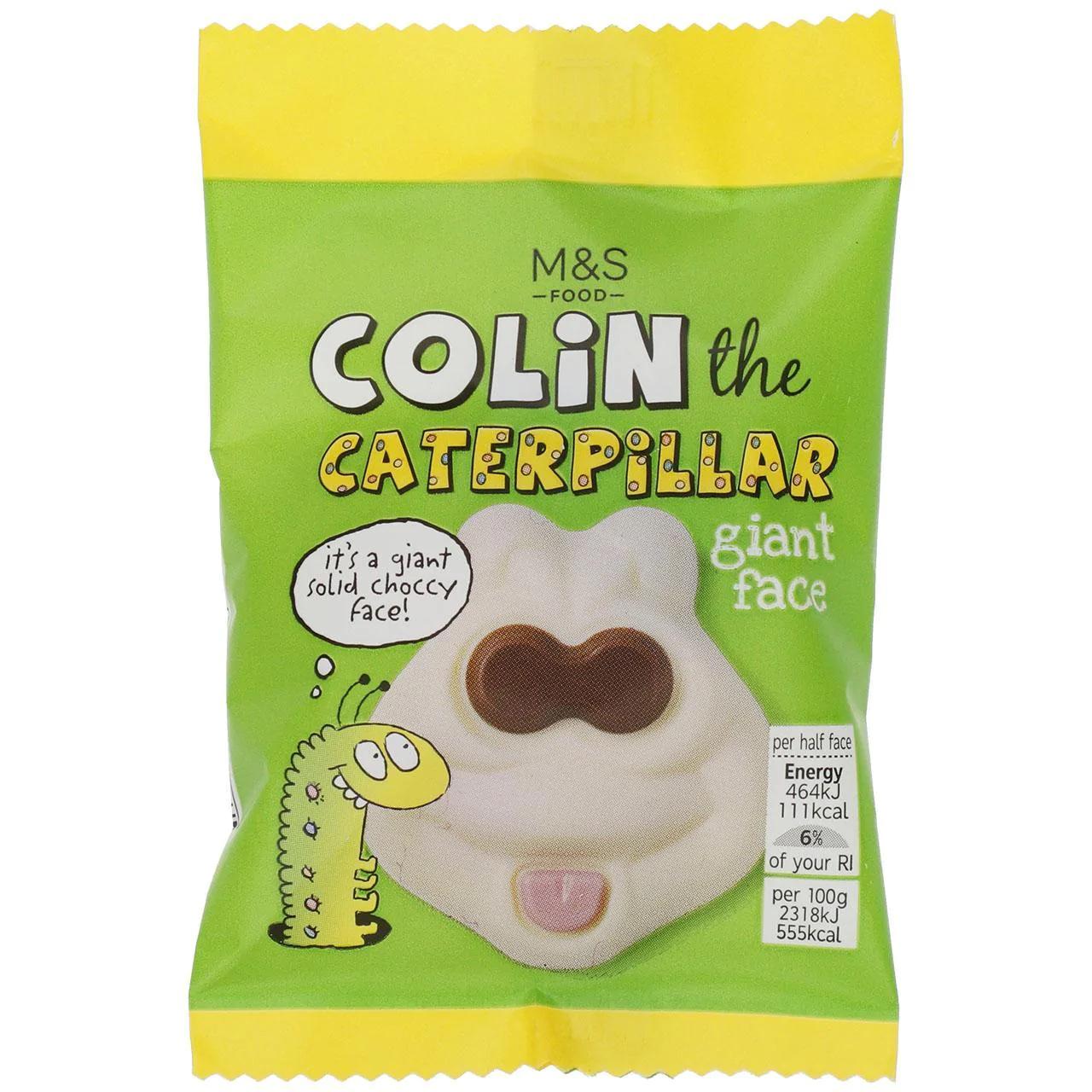 Fotografie - Colin the Caterpillar Giant Chocolate Face M&S Food