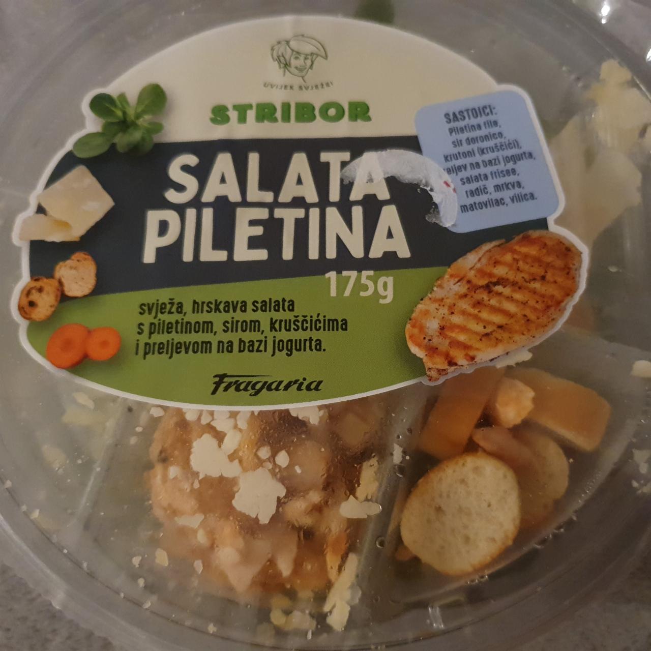 Fotografie - Kurřecí salát se sýrem, krutony a jogurtovým dressingem Stribor