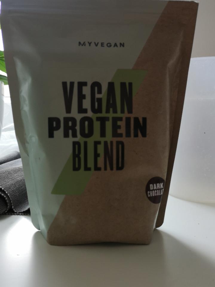 Fotografie - Vegan Blend Protein dark chocolate Myprotein