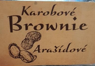 Fotografie - Karobové brownie arašídové farma Ovčárna