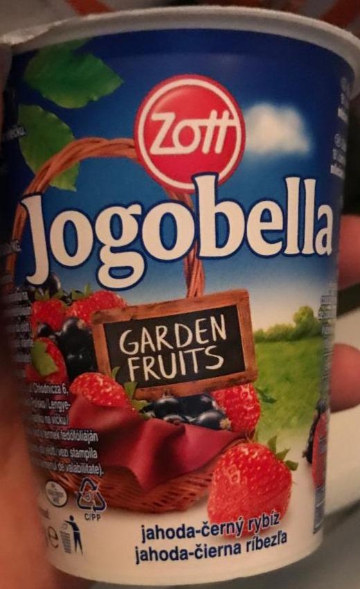 Fotografie - Jogurt Garden Fruits jahoda-červený rybíz Zott