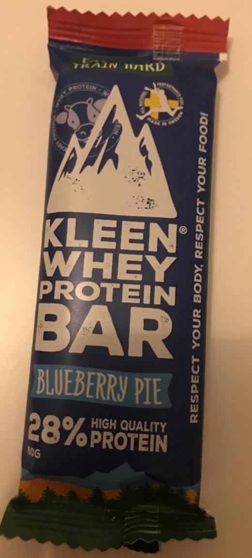 Fotografie - Whey Protein Bar Blueberry Pie Kleen