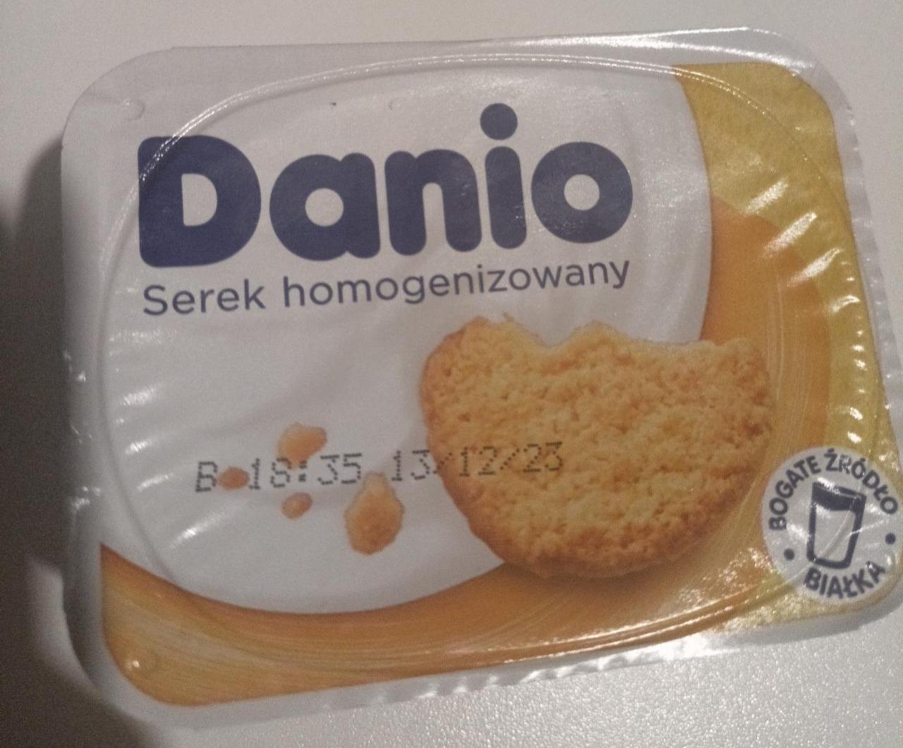 Fotografie - Serek homogenizowany o smaku ciasteczkowym Danio