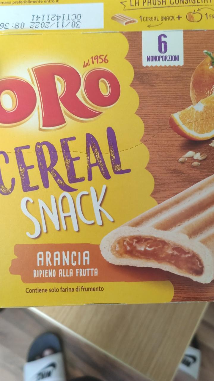 Fotografie - Cereal snack arancia Oro