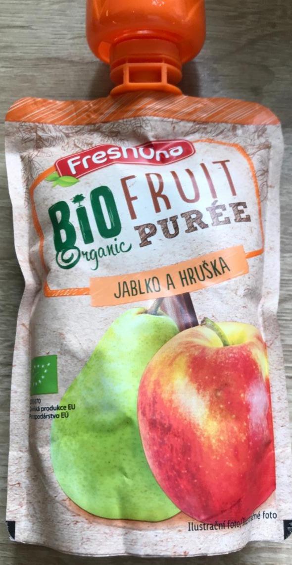 Fotografie - Bio Organic Fruit Purée Jablko & Hruška Freshona