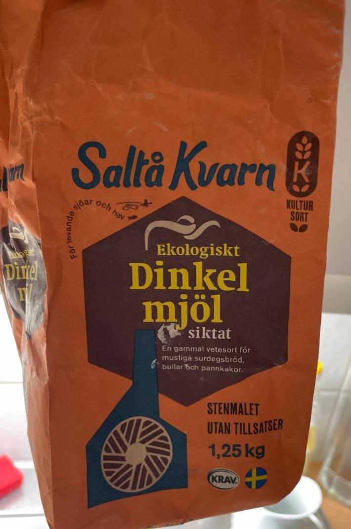 Fotografie - Dinkel mjöl siktat Saltå Kvarn
