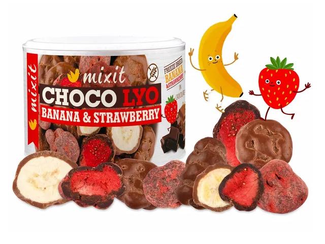 Fotografie - Choco Lyo Banana & Strawberry Mixit
