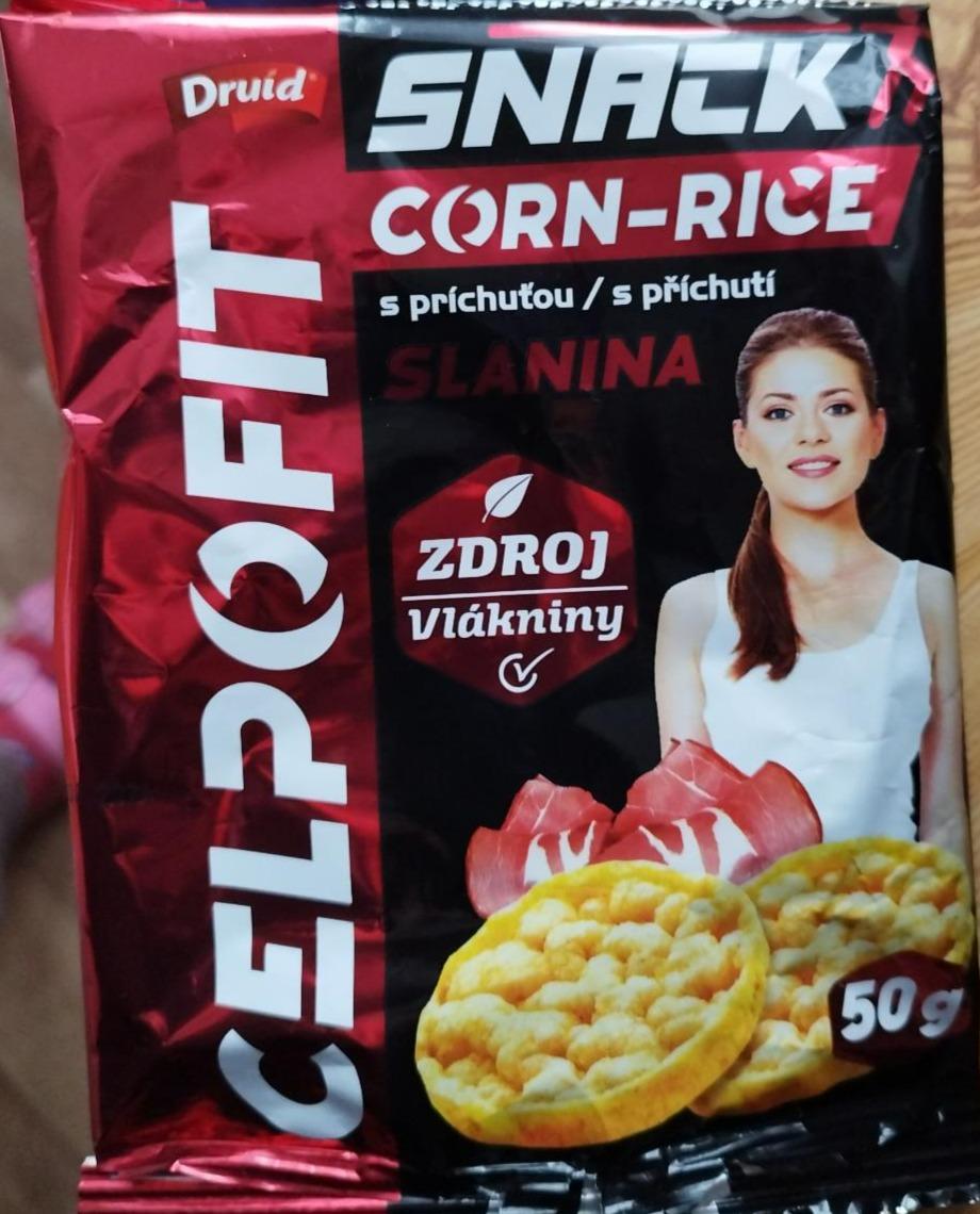 Fotografie - Snack corn-rice s příchutí slanina Druid
