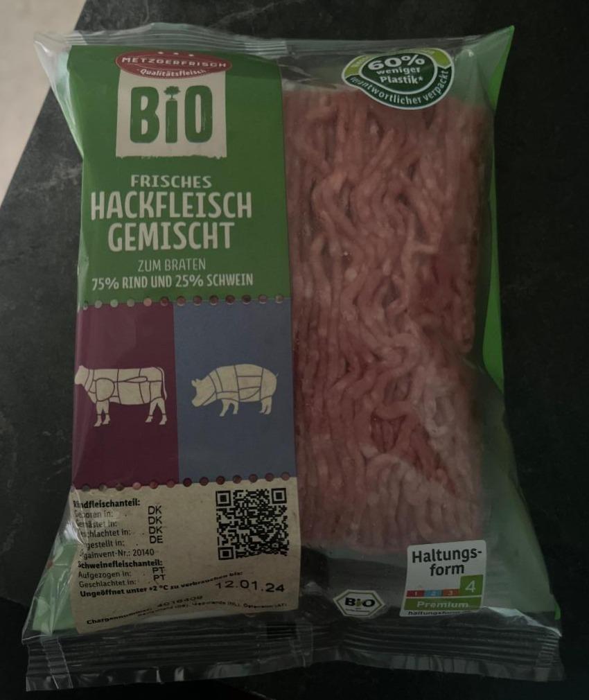 Frisches Hackfleisch gemischt Metzgerfrisch - a hodnoty kJ kalorie, nutriční