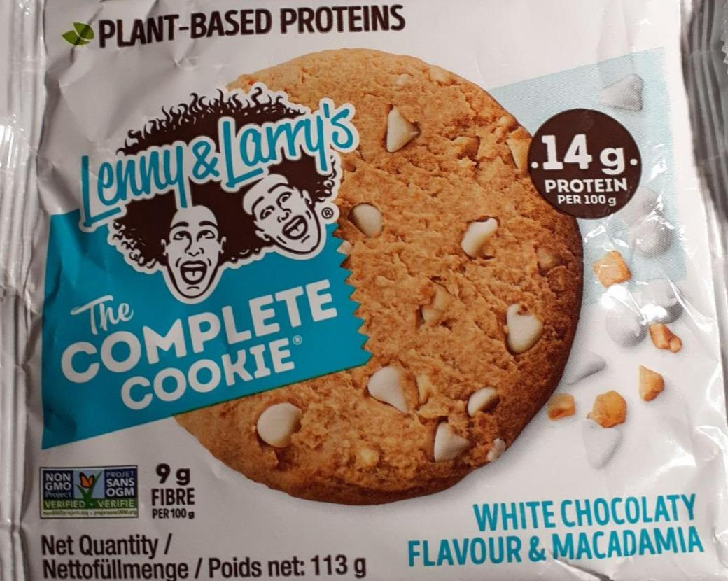 Fotografie - Complete Cookie White Chocolaty & Macadamia 14g protein Lenny&Larry's