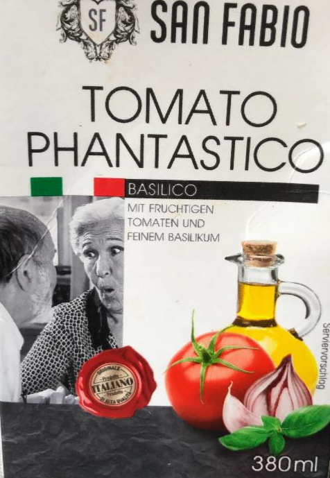 Fotografie - San Fabio Tomato Phantastico - rajčatová omáčka s bazalkou 
