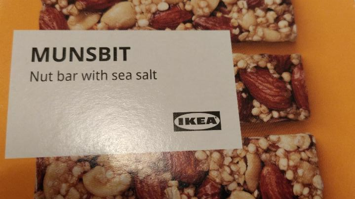 Fotografie - Munsbit nut with sea salt Ikea