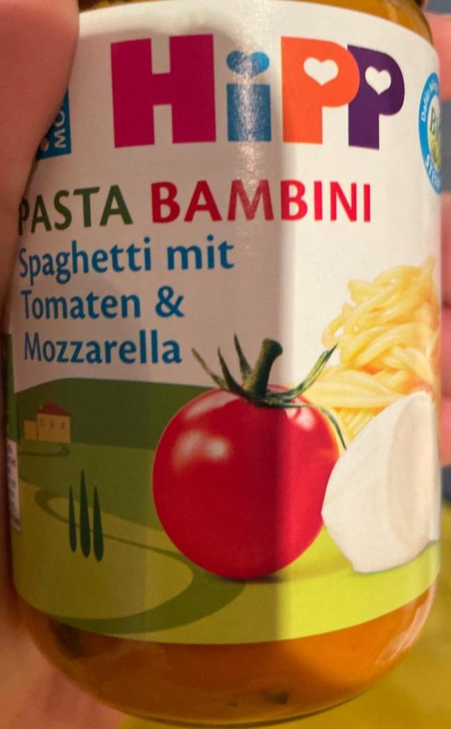 Fotografie - Bio Pasta Bambini Spaghetti mit Tomaten & Mozarella HiPP