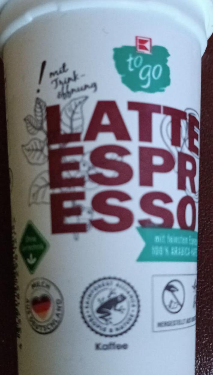 Fotografie - Latté Espresso To go Kaufland