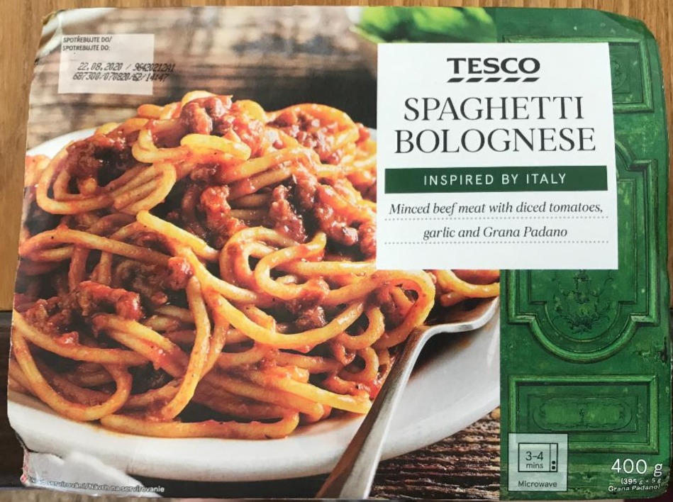 Fotografie - Spaghetti Bolognese Tesco
