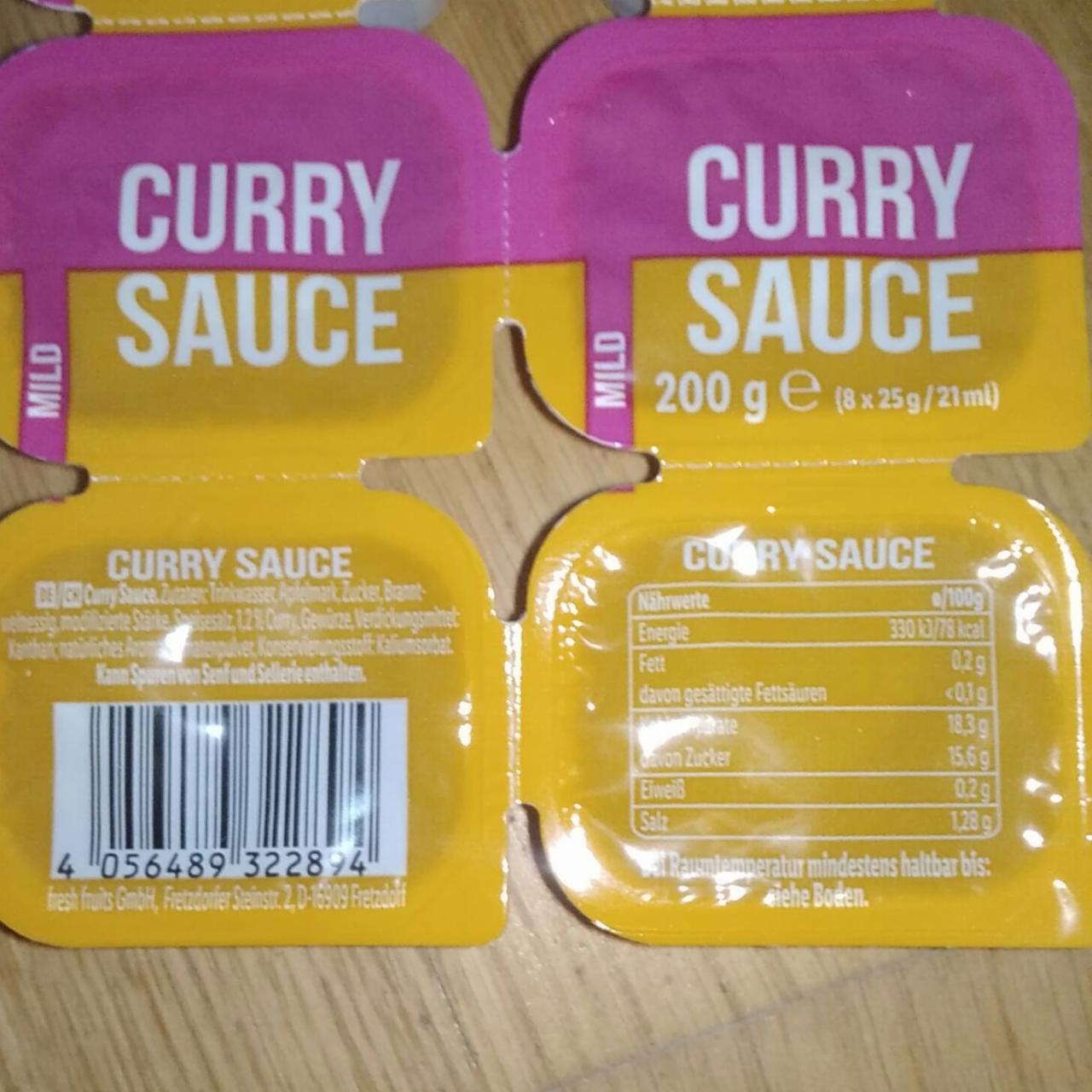 Fotografie - Curry Sauce mild Fresh Fruits