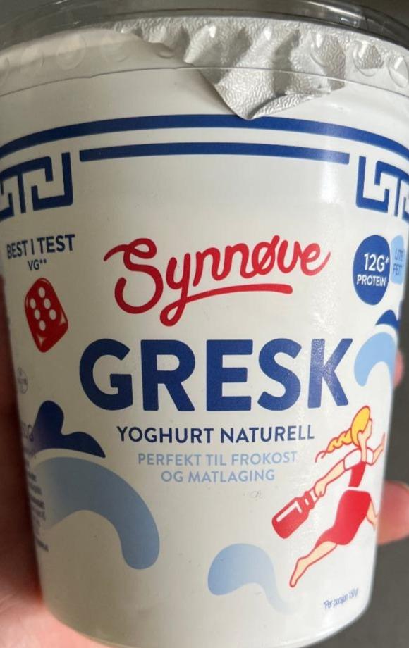 Fotografie - Gresk yoghurt naturell Synnøve