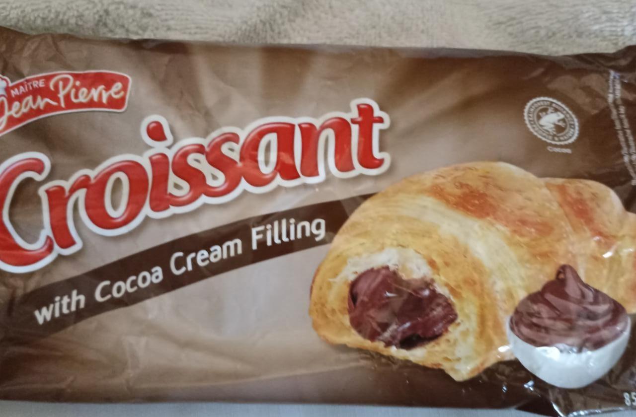 Fotografie - Croissant with Cocoa Cream filling Maître Jean Pierre