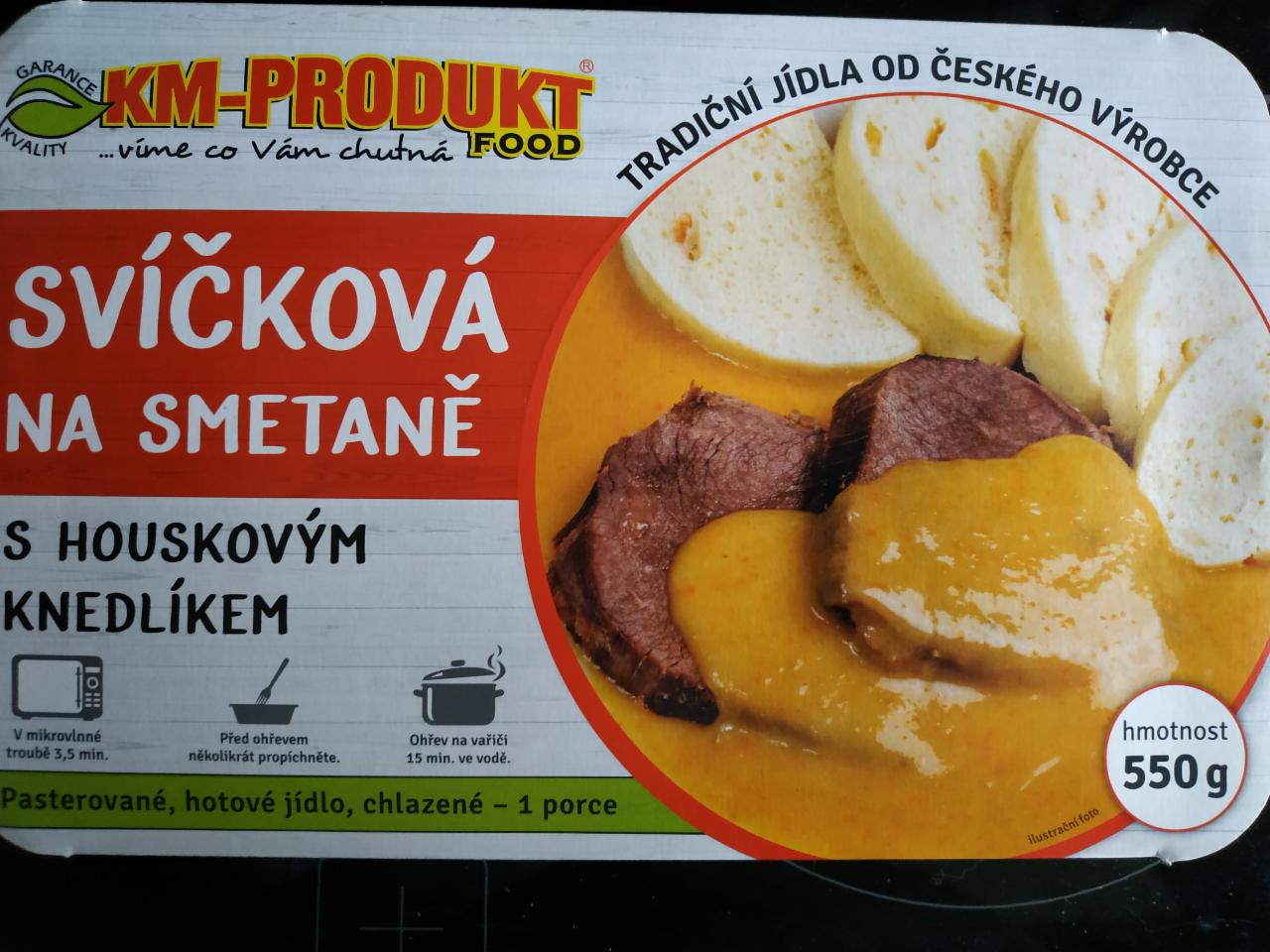 Fotografie - Svíčková na smetaně, houskový knedlík KM-Produkt