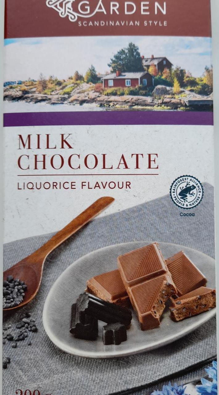 Fotografie - Milk Chocolate Liquorice flavour Sødergården