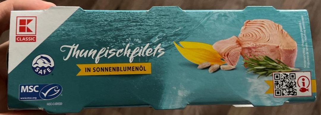Fotografie - Thunfischfilets in sonnenblumenöl K-Classic