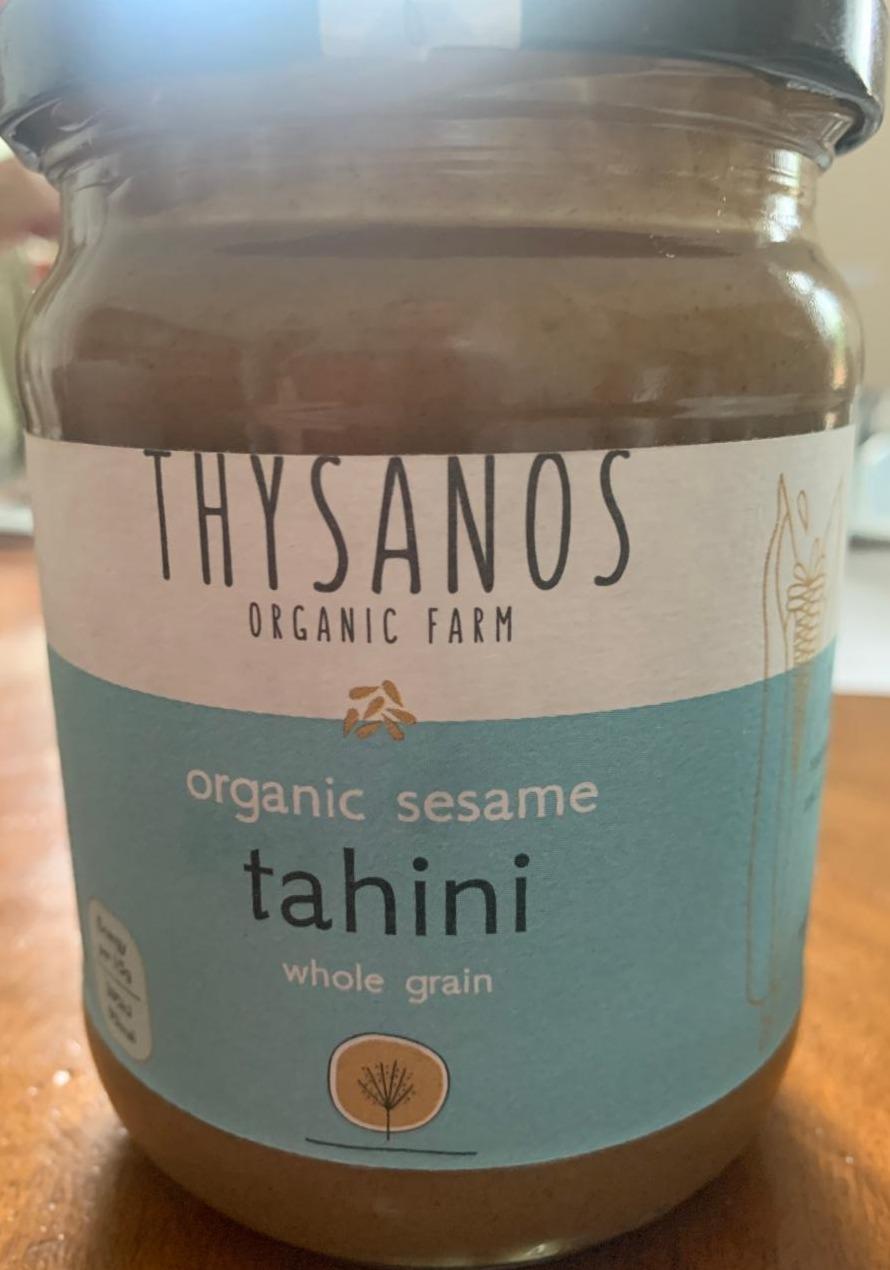 Fotografie - Organic sesame Tahini whole grain Thysanos organic farm