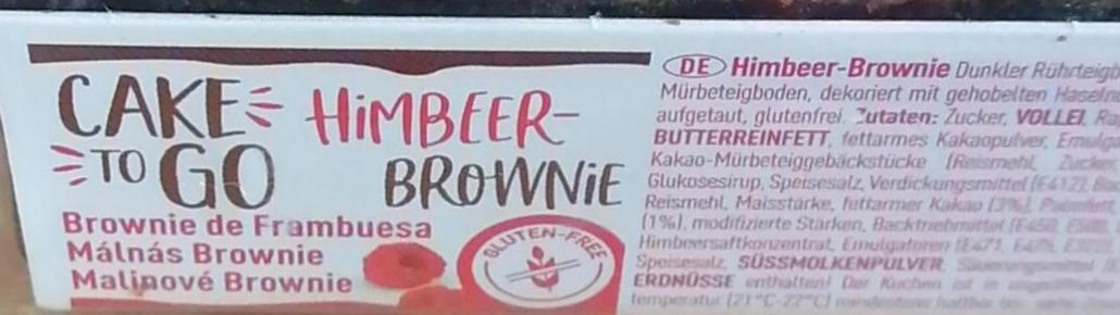 Fotografie - Himbeer-Brownie Cake to go