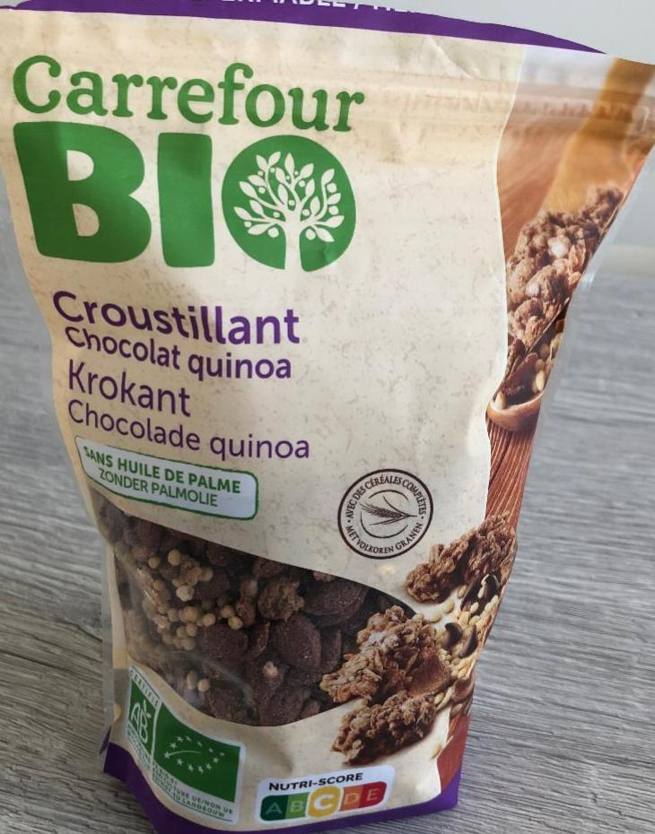 Fotografie - Croustillant Chocolat quinoa Carrefour Bio