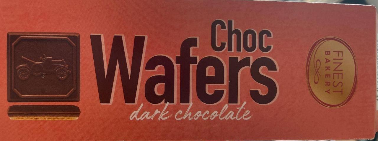 Fotografie - Choc wafers dark chocolate Finest Bakery