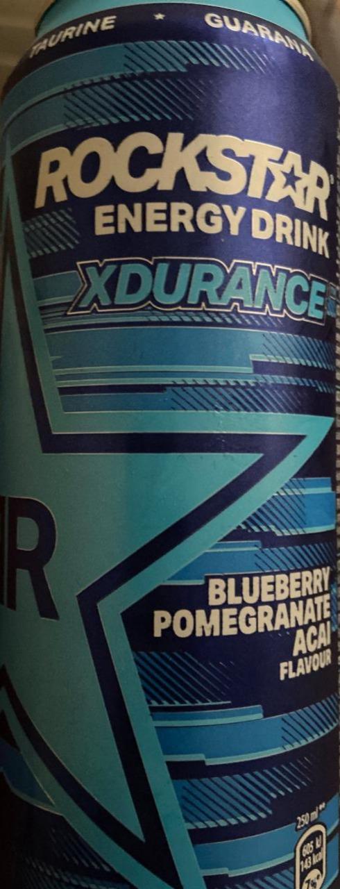 Fotografie - Rockstar XDurance Energy Drink Blue