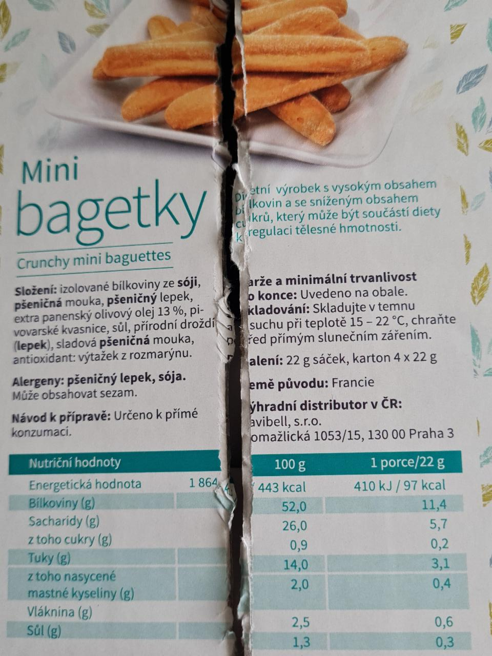 Fotografie - Mini bagetky crunchy