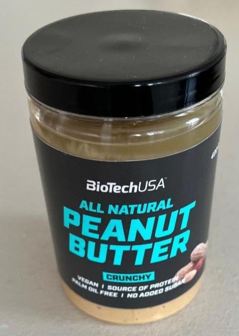 Fotografie - Peanut Butter All Natural Crunchy BioTechUSA