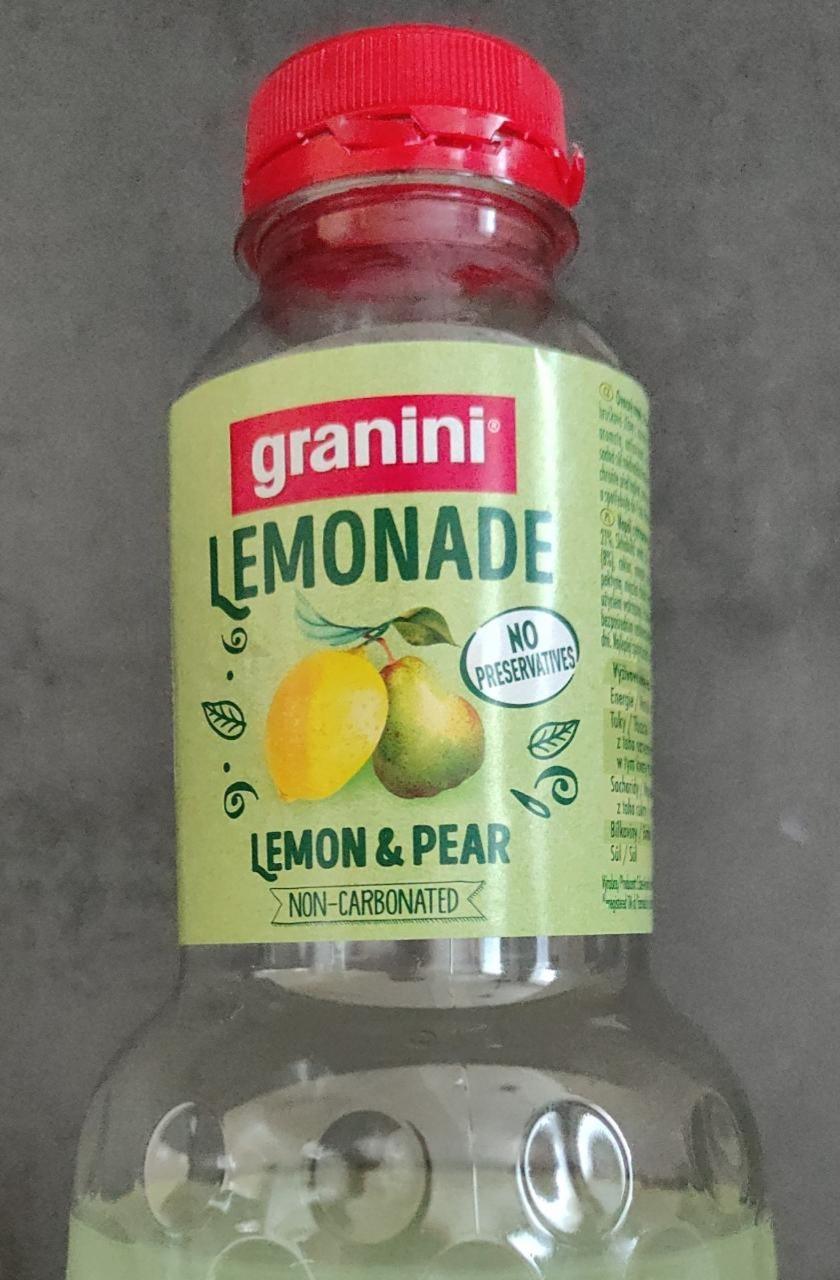 Fotografie - Lemonade lemon & pear Granini