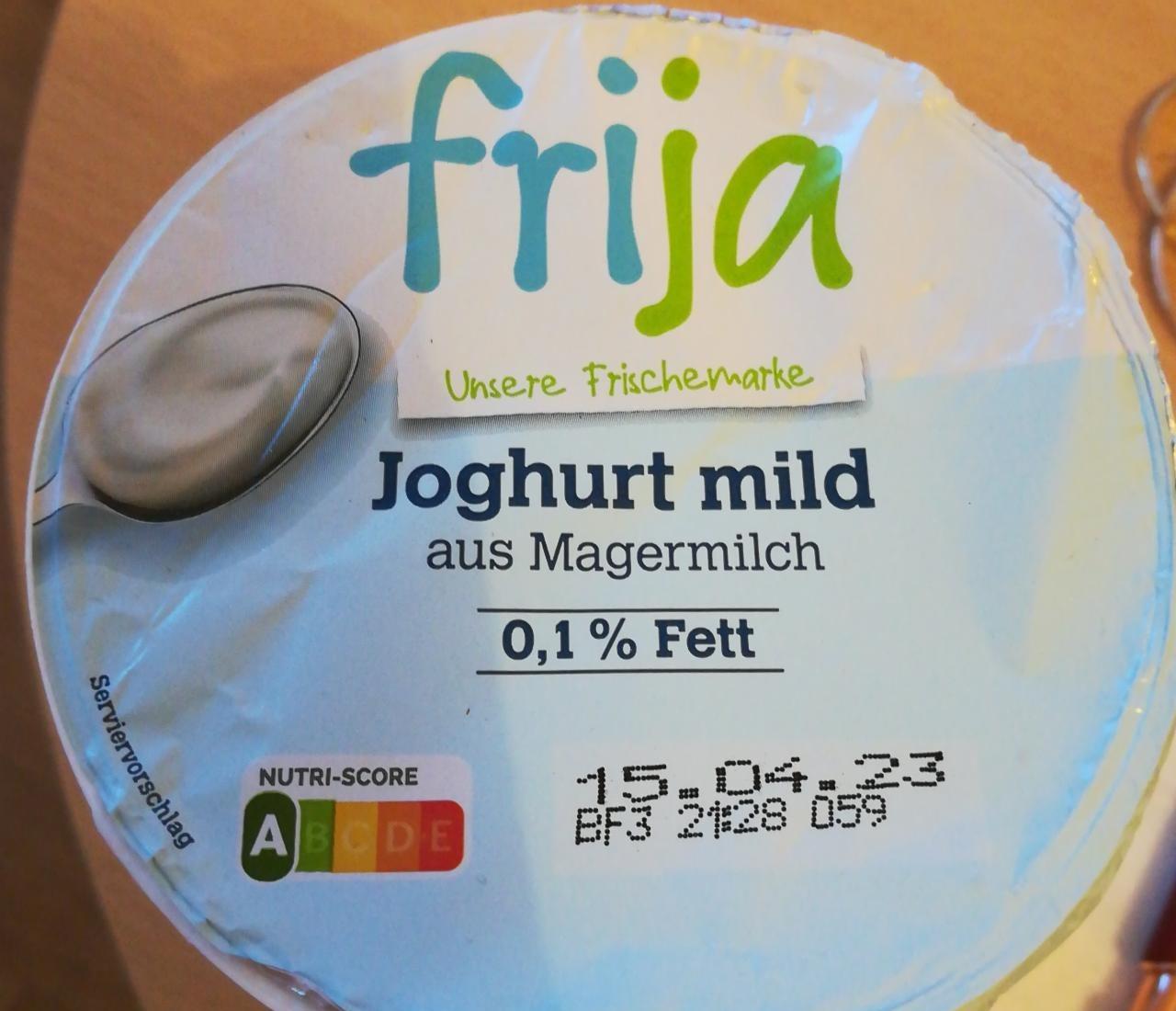 Fotografie - Joghurt mild aus Magermilch 0,1% Frija