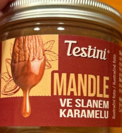 Fotografie - Mandle ve slaném karamelu Testini