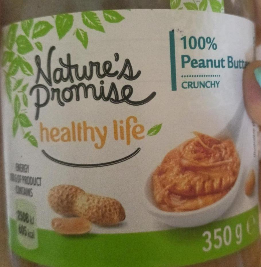 Fotografie - Healthy life 100% Peanut Butter Crunchy Nature's Promise